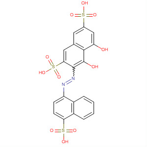 611-39-2  2,7-Naphthalenedisulfonic acid,4,5-dihydroxy-3-[(4-sulfo-1-naphthalenyl)azo]-