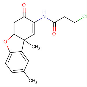 61133-01-5  Propanamide,3-chloro-N-(3,4,4a,9b-tetrahydro-8,9b-dimethyl-3-oxo-2-dibenzofuranyl)-, cis-