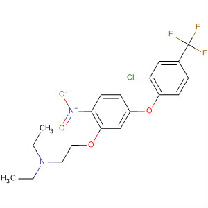 61133-45-7  Ethanamine,2-[5-[2-chloro-4-(trifluoromethyl)phenoxy]-2-nitrophenoxy]-N,N-diethyl-