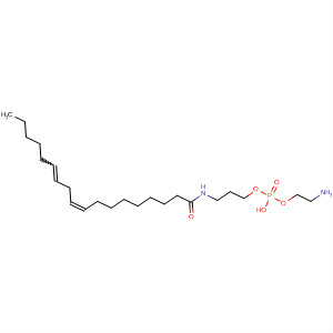 61145-79-7  Phosphoric acid, mono(2-aminoethyl)mono[3-[(1-oxo-9,12-octadecadienyl)amino]propyl] ester, (Z,Z)-