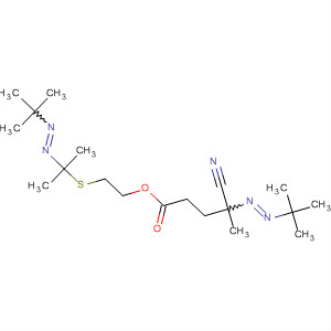 61146-59-6  Pentanoic acid, 4-cyano-4-[(1,1-dimethylethyl)azo]-,2-[[1-[(1,1-dimethylethyl)azo]-1-methylethyl]thio]ethyl ester