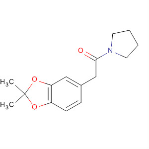 61148-87-6  Pyrrolidine, 1-[(2,2-dimethyl-1,3-benzodioxol-5-yl)acetyl]-