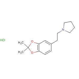 61148-89-8  Pyrrolidine, 1-[2-(2,2-dimethyl-1,3-benzodioxol-5-yl)ethyl]-,hydrochloride