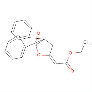 61149-35-7  Acetic acid, (dihydro-5-oxo-4,4-diphenyl-2(3H)-furanylidene)-, ethylester, (E)-