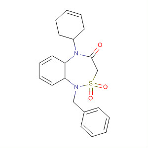 61154-91-4  2,1,5-Benzothiadiazepin-4(3H)-one,1,5-dihydro-5-phenyl-1-(phenylmethyl)-, 2,2-dioxide