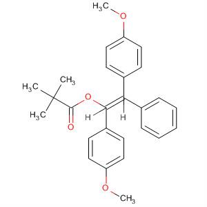 61170-58-9  Propanoic acid, 2,2-dimethyl-,1,2-bis(4-methoxyphenyl)-2-phenylethenyl ester, (Z)-