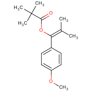 61170-61-4  Propanoic acid, 2,2-dimethyl-,1-(4-methoxyphenyl)-2-methyl-1-propenyl ester