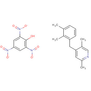 61171-19-5  Pyridine, 4-[(2,3-dimethylphenyl)methyl]-2,5-dimethyl-, compd. with2,4,6-trinitrophenol (1:1)
