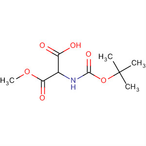 61172-71-2  Propanedioic acid, [[(1,1-dimethylethoxy)carbonyl]amino]-, monomethylester