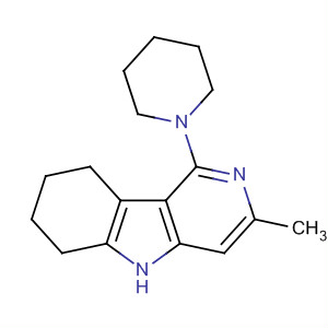 61191-11-5  5H-Pyrido[4,3-b]indole, 6,7,8,9-tetrahydro-3-methyl-1-(1-piperidinyl)-