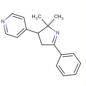 61196-80-3  Pyridine, 4-(3,4-dihydro-2,2-dimethyl-5-phenyl-2H-pyrrol-3-yl)-