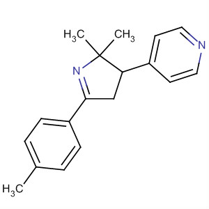 61196-84-7  Pyridine, 4-[3,4-dihydro-2,2-dimethyl-5-(4-methylphenyl)-2H-pyrrol-3-yl]-