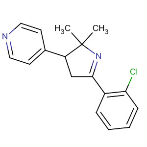 61196-86-9  Pyridine, 4-[5-(2-chlorophenyl)-3,4-dihydro-2,2-dimethyl-2H-pyrrol-3-yl]-