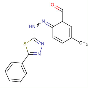 61198-99-0  Benzaldehyde, 4-methyl-, (5-phenyl-1,3,4-thiadiazol-2-yl)hydrazone