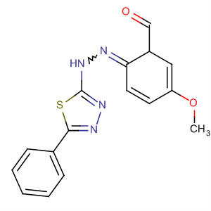 61199-01-7  Benzaldehyde, 4-methoxy-, (5-phenyl-1,3,4-thiadiazol-2-yl)hydrazone