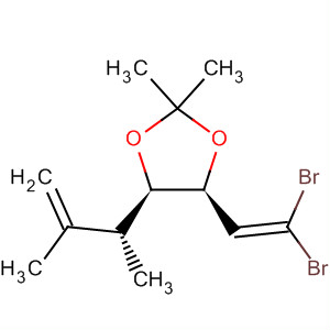 612035-70-8  1,3-Dioxolane,4-(2,2-dibromoethenyl)-5-[(1R)-1,2-dimethyl-2-propenyl]-2,2-dimethyl-,(4S,5R)-