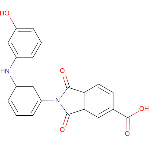 612036-82-5  1H-Isoindole-5-carboxylic acid,2,3-dihydro-2-[3-[(3-hydroxyphenyl)amino]phenyl]-1,3-dioxo-