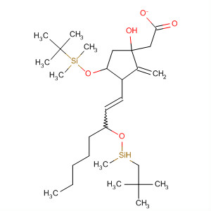 61206-22-2  Cyclopentanol,4-[[(1,1-dimethylethyl)dimethylsilyl]oxy]-3-[3-[[(1,1-dimethylethyl)dimethylsilyl]oxy]-1-octenyl]-2-methylene-, acetate