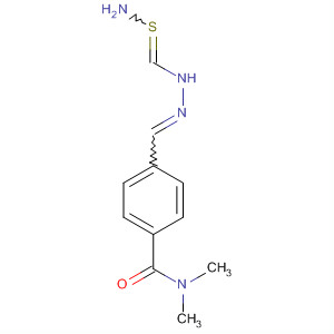 61206-34-6  Benzamide, 4-[[(aminothioxomethyl)hydrazono]methyl]-N,N-dimethyl-