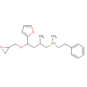 61207-87-2  Silane,[4-(2-furanyl)-2-methyl-4-(oxiranylmethoxy)butyl]methyl(2-phenylethyl)-