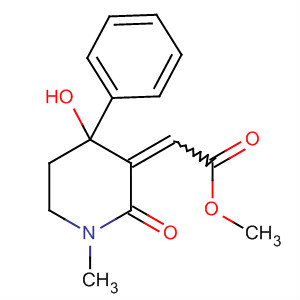 61209-97-0  Acetic acid, (4-hydroxy-1-methyl-2-oxo-4-phenyl-3-piperidinylidene)-,methyl ester