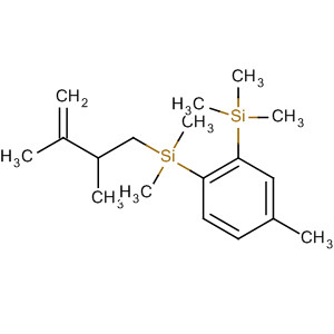 61211-89-0  Silane,(2,3-dimethyl-3-butenyl)dimethyl[4-methyl-2-(trimethylsilyl)phenyl]-
