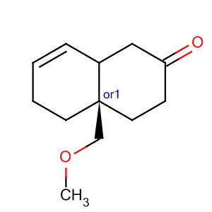 61214-19-5  2(1H)-Naphthalenone, 3,4,4a,5,6,8a-hexahydro-4a-(methoxymethyl)-,trans-