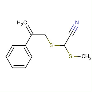 61223-60-7  Acetonitrile, (methylthio)[(2-phenyl-2-propenyl)thio]-