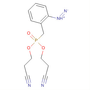 61244-81-3  Phosphonic acid, (diazophenylmethyl)-, bis(2-cyanoethyl) ester