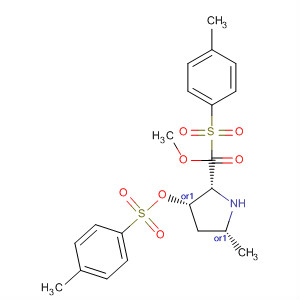 61248-06-4  D-Proline,5-methyl-1-[(4-methylphenyl)sulfonyl]-3-[[(4-methylphenyl)sulfonyl]oxy]-,methyl ester, (3S,5R)-rel-