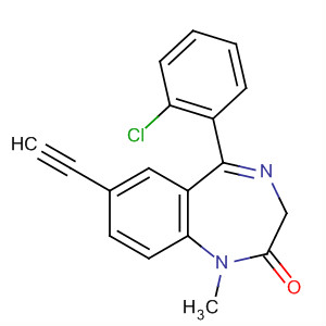 612526-86-0  2H-1,4-Benzodiazepin-2-one,5-(2-chlorophenyl)-7-ethynyl-1,3-dihydro-1-methyl-