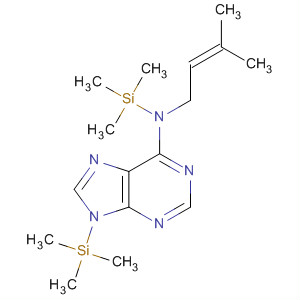 61261-30-1  9H-Purin-6-amine, N-(3-methyl-2-butenyl)-N,9-bis(trimethylsilyl)-