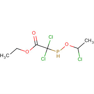 61264-38-8  Acetic acid, dichloro(chloroethoxyphosphinyl)-, ethyl ester