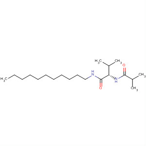 61274-04-2  Butanamide, 3-methyl-2-[(2-methyl-1-oxopropyl)amino]-N-undecyl-, (S)-