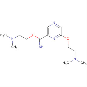 61274-91-7  Pyrazinecarboximidic acid, 6-[2-(dimethylamino)ethoxy]-,2-(dimethylamino)ethyl ester