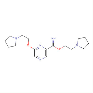 61274-93-9  Pyrazinecarboximidic acid, 6-[2-(1-pyrrolidinyl)ethoxy]-,2-(1-pyrrolidinyl)ethyl ester