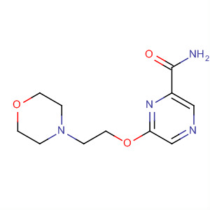 61280-09-9  Pyrazinecarboxamide, 6-[2-(4-morpholinyl)ethoxy]-
