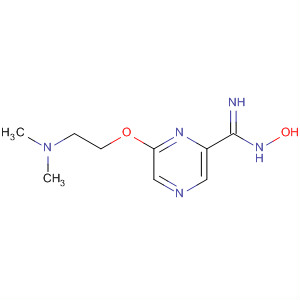 61280-15-7  Pyrazinecarboximidamide, 6-[2-(dimethylamino)ethoxy]-N-hydroxy-