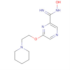 61280-17-9  Pyrazinecarboximidamide, N-hydroxy-6-[2-(1-piperidinyl)ethoxy]-