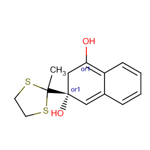 61281-14-9  1,3-Naphthalenediol, 1,2,3,4-tetrahydro-3-(2-methyl-1,3-dithiolan-2-yl)-,trans-