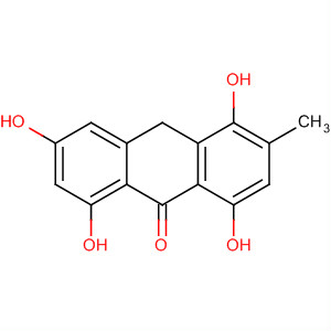61281-27-4  9(10H)-Anthracenone, 1,4,6,8-tetrahydroxy-3-methyl-