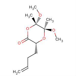 612825-59-9  1,4-Dioxan-2-one, 3-(3-butenyl)-5,6-dimethoxy-5,6-dimethyl-,(3R,5S,6S)- 612825-59-9  1,4-Dioxan-2-one, 3-(3-butenyl)-5,6-dimethoxy-5,6-dimethyl-,(3R,5S,6S)-