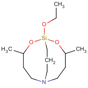 61283-90-7  2,10-Dioxa-6-aza-1-silabicyclo[4.4.3]tridecane, 1-ethoxy-3,9-dimethyl-