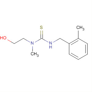 61290-69-5  Thiourea, N-(2-hydroxyethyl)-N-methyl-N'-[(2-methylphenyl)methyl]-