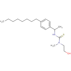 61290-71-9  Thiourea, N-(2-hydroxyethyl)-N-methyl-N'-[1-(4-octylphenyl)ethyl]-