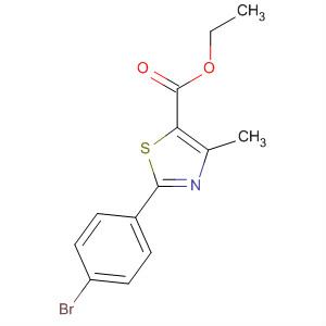 61291-89-2  5-Thiazolecarboxylic acid, 2-(4-bromophenyl)-4-methyl-, ethyl ester