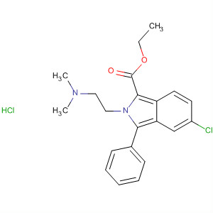 61294-58-4  2H-Isoindole-1-carboxylic acid,5-chloro-2-[2-(dimethylamino)ethyl]-3-phenyl-, ethyl ester,monohydrochloride