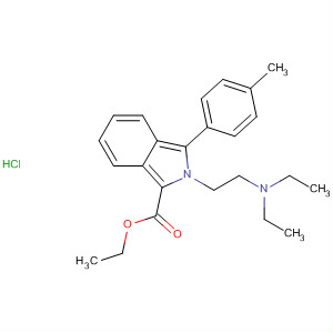 61294-68-6  2H-Isoindole-1-carboxylic acid,2-[2-(diethylamino)ethyl]-3-(4-methylphenyl)-, ethyl ester,monohydrochloride