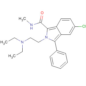 61294-72-2  2H-Isoindole-1-carboxamide,5-chloro-2-[2-(diethylamino)ethyl]-N-methyl-3-phenyl-