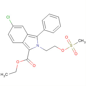 61295-14-5  2H-Isoindole-1-carboxylic acid,5-chloro-2-[2-[(methylsulfonyl)oxy]ethyl]-3-phenyl-, ethyl ester